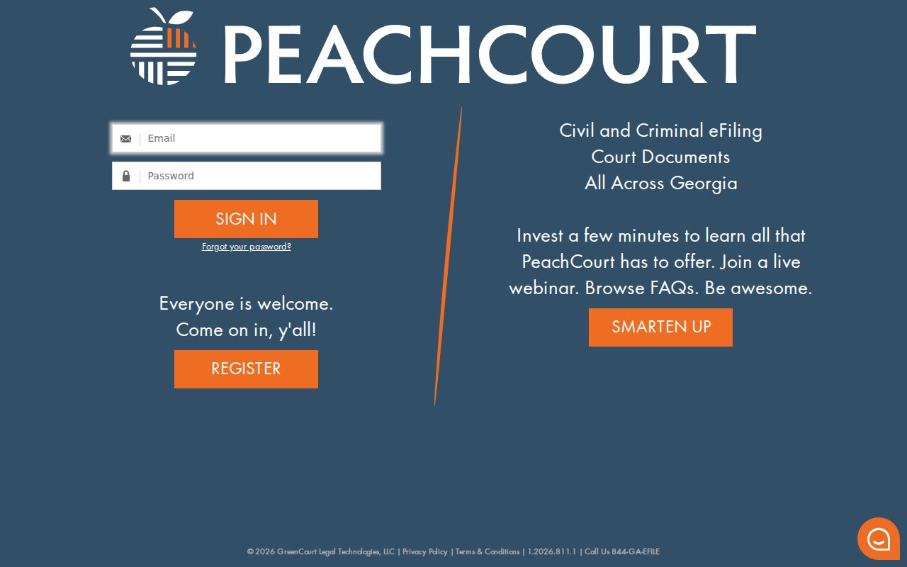 Berrien County case lookup through PeachCourt
